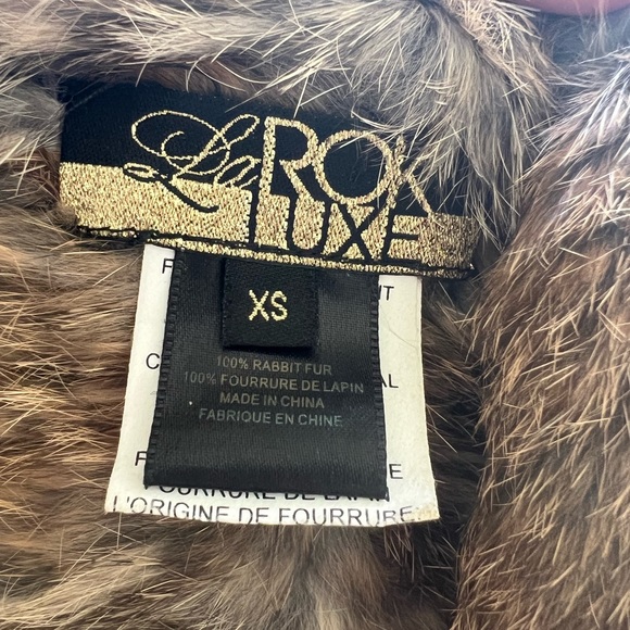 La Rok Rabbit Fur Vest - Picture 5 of 6